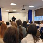 14.11.2025г.Иерей Роман Капитанюк провел для школьников урок «Разговоры о важном».