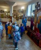 2.11.2025г.В Большом Камне провели храмовую экскурсию для дошкольников.